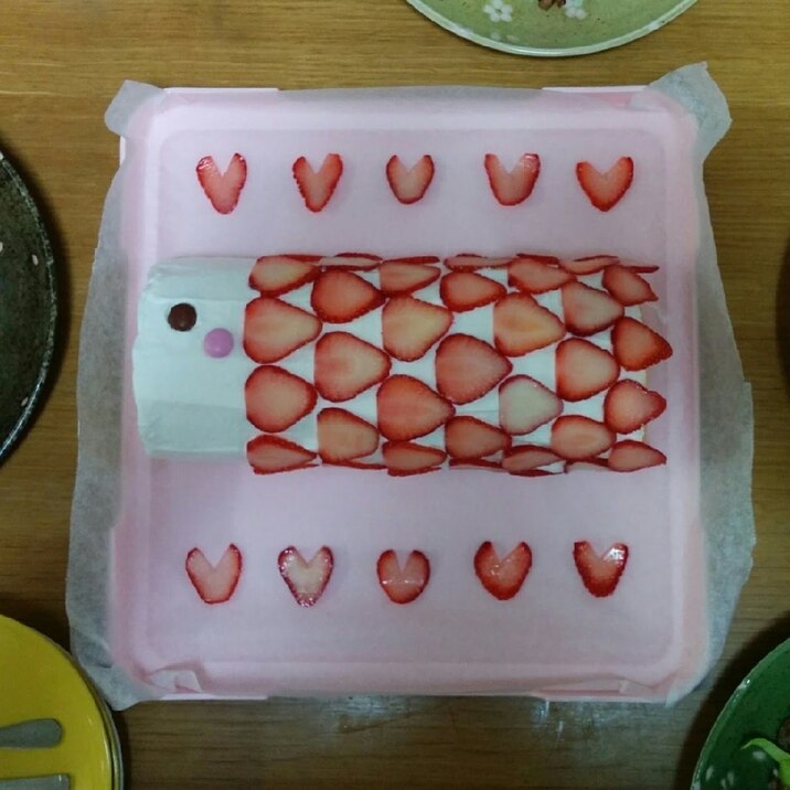 こいのぼりケーキ レシピ 作り方 By あおあおまる 楽天レシピ